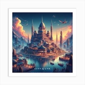 City Of Sliver Art Print