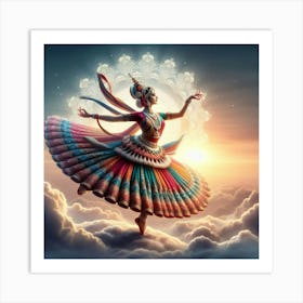 Indian Dancer Art Print