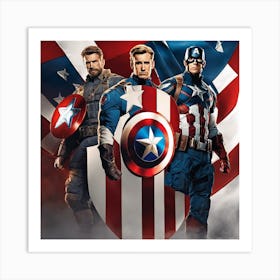 Captain America The First Avengers Art Print