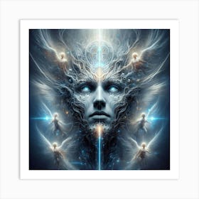 Cyber Angel Art Print