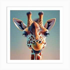 Giraffe Art Print