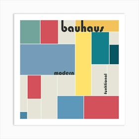 Bauhaus Style 06 Art Print