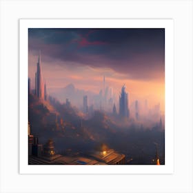 Cityscape Art Print