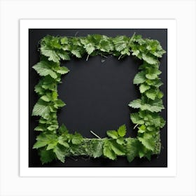 Frame Of Nettles Art Print