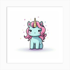 Cute Unicorn 797 Art Print