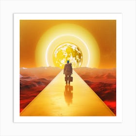 Space Travel Concept Art Print