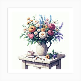 Flowers In A Vase Art Print