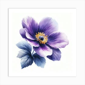 Anemone Flower Art Print