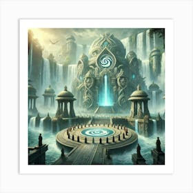 Abyssal Temple Art Print