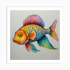 Rainbow Fish 1 Art Print