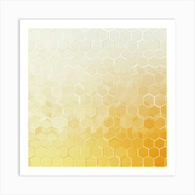 Honeycomb Background Art Print