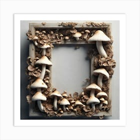 Mushroom Frame 5 Art Print