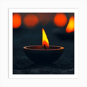 Diwali Lights 1 Art Print