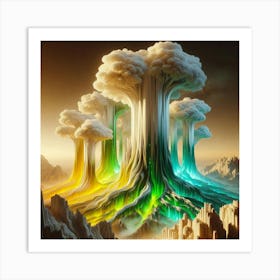 Trees Of The Sky Art Print