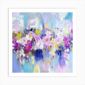 Abstract Flower Painting 16 Art Print