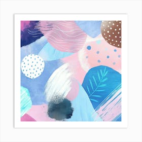 Abstract Watercolor Painting 3 Art Print