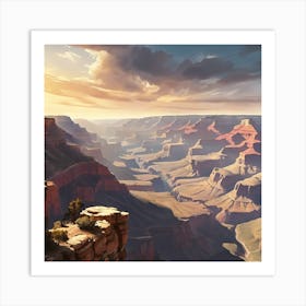 Breathtaking view of the Grand Canyon 1 Art Print
