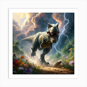 T - Rex Art Print