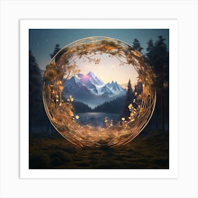 Ring Of Fire Art Print