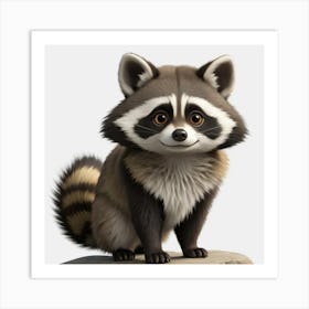 Raccoon Art Print