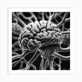 Brain And Nerves 1 Art Print