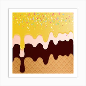 Ice Cream Sundae 10 Art Print