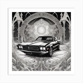 'The Car' 2 Art Print