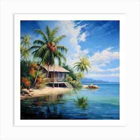 Colourful Coasts: Caribbean Charm Art Print