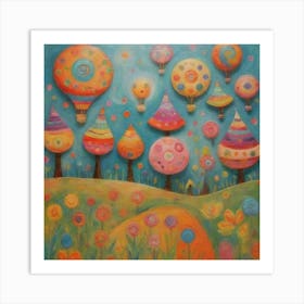 Hot Air Balloons 9 Art Print