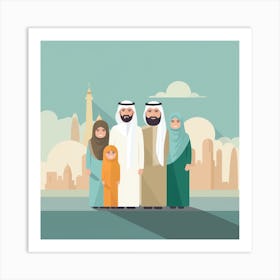 Arab Family (14) Art Print