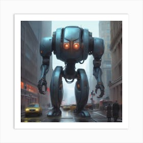 Robot City 19 Art Print