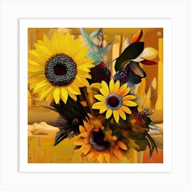 Sunflowers Art Print