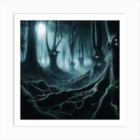 Dark Forest 86 Art Print