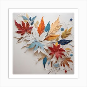 Maple Leaves Art Print