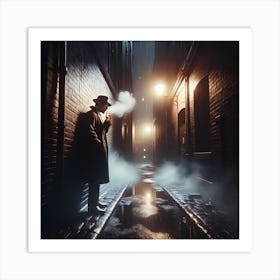 Detective Blues Art Print