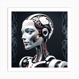 Robot Woman 32 Art Print