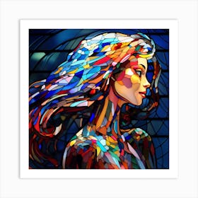 Stained Glass Art 2 Art Print