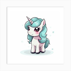 Cute Unicorn 405 Art Print