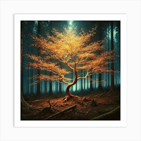 Tree In The Forest 29 Art Print