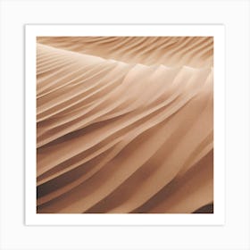 Sand Dunes In The Desert 3 Art Print