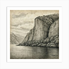 Fjords Of Norway 1 Art Print