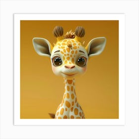 Giraffe 38 Art Print