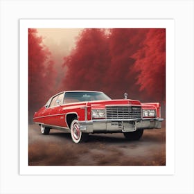 Cadillac De Luxe Art Print