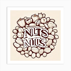 Nuts Logo 3 Art Print