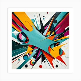 Abstract Explosion BD Art Print