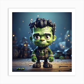 Baby Frankenstein 6 Art Print