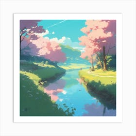 Cherry Blossoms 7 Art Print