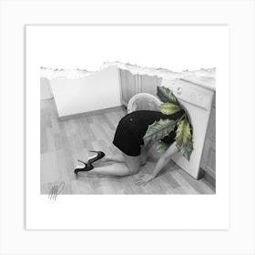 Housewife Pt1 Square Art Print