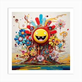 Smiley Face Art Print