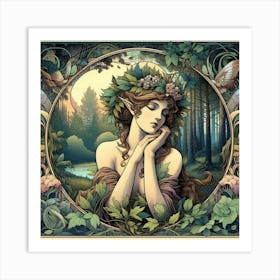 Elven Beauty 1 Art Print